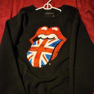 Vintage Rolling Stones Union Jack Sweatshirt Size Large (Unisex)